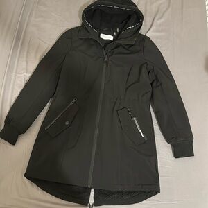 Calvin Klein Women’s Black Hooded Jacket – Size Small